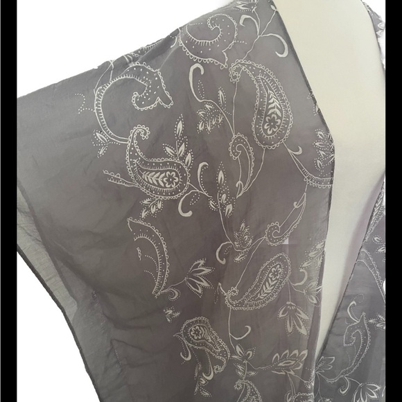 Kaftan Swimsuit Cover Up Open Front Lavender One Size Fits Most - Picture 2 of 3